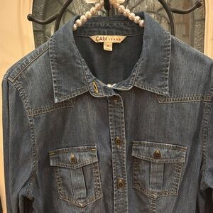 Denim Button-Up Shirt